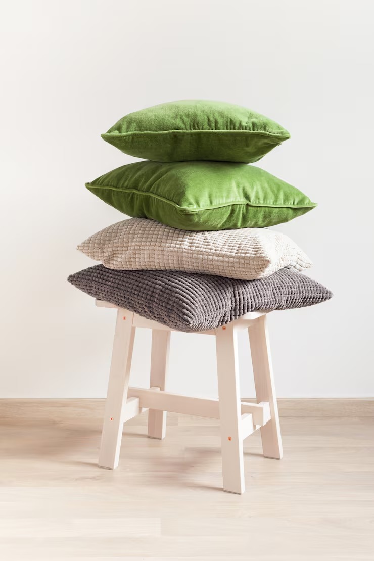 Chair Cushions Covers Gray Green Cozy Home 1 by Orient Uniforms for customers in Dubai, Abu Dhabi, Sharjah, Ajman and across the UAE